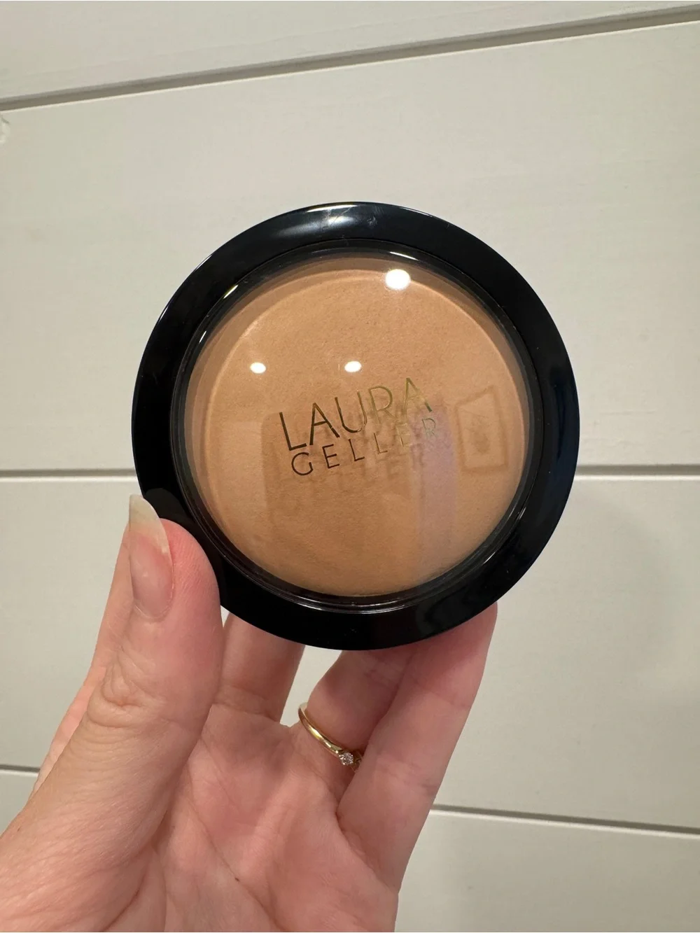Laura Geller Double Take Baked Powder Foundation Medium 0.35 Oz